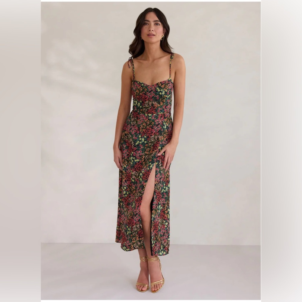 Park & Fifth Pink Red Maxi Slip Dress